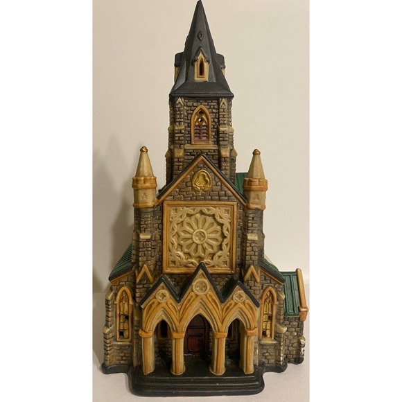 Heartland Valley Village Lighted Church 1997 Limited Ed. Light Cord Incl NO BOX - Picture 1 of 12